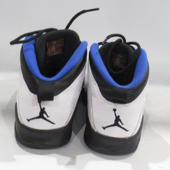 Air Jordan Retro 10 Orlando White, Blue & Black - Picture 9 of 10